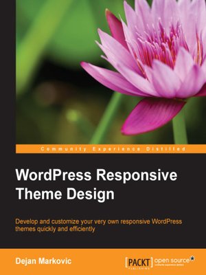 cover image of WordPress Responsive Theme Design